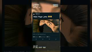 Hidan finger jutsu 😂😂😂#shorts #totalgaming #anime