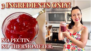 EASY 3-Ingredient Strawberry Jam (No Pectin, No Thermometer!) | Save Money and Eat Better!