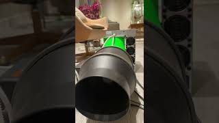 Bitcoin mining setup at home with antminer s19 #bitcoin #bitcoinmining #crypto #antminer #mining