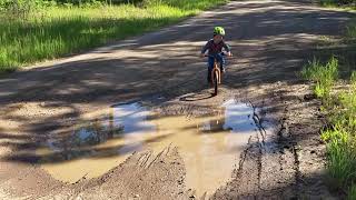 Easton mud puddle slow mo