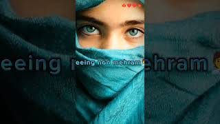 Things that are haram for women in islam✋😯 || islamicshorts || haraminislam.