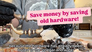 How to clean vintage hardware - my hardware soup recipe 🙌🏻✨