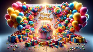 BEST HAPPY BIRTHDAY SONG 2024 4K 🎂🎈🎉🥳 Happy Birthday Song For Special Day 🧸#birthdaycountdown