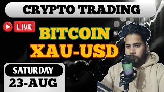 Live Bitcoin & Crypto Market Analysis Today AUG 23 #trading #bitcoin #shortslive #shortsfeed