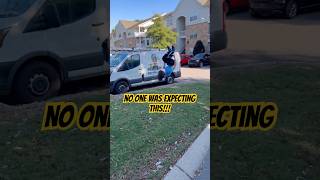 BRAVE Dryer Vent Technician Does 2 Front Flips With Ease 😎 #Shorts #DryerVentCleaning #Flip #Fun