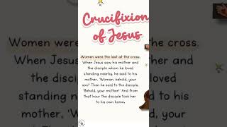 crucifixion of Jesus|Jesus| #spanishcatholic #shorts #catholiclife