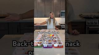Back-to-school snack prep! #snackideas #kidssnacks #snackprep #momof6 #twinmom