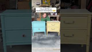 THIS FEELS ILLEGAL 👻 #furnitureflip #paintedfurniture