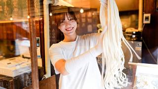 Beautiful Udon Owner works hard until 2 a.m. – Japanese Udon Noodle Shop –