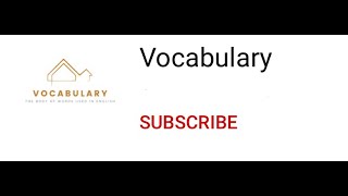 VOCABULARY- CHANNEL TRAILER