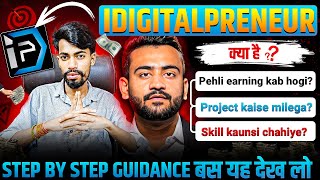 How To Make Money Online 2025 || IDIGITALPRENUER || Monthly Earning 20k To 30k Per Month