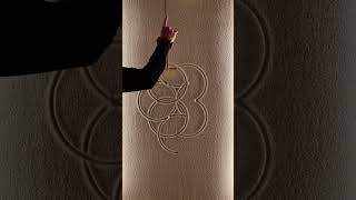 Drawing Sacred Geometry in a Zen Garden #shorts #asmr #relax