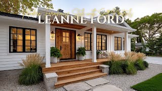 Leanne Ford’s Modern Farmhouse Style with Soft Neutrals and Minimal Accents