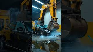 #luxurycrash #luxurycar #luxury #testcrash #crashtest #extremecartest #excavator #short #shorts #fyp