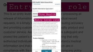 Remote healthcare jobs posted daily! #shorts #workfromhomejobs #healthcarejobs