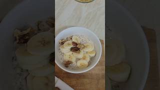 Easy Breakfast | Overnight oats  #shorts #overnightoats #easybreakfast #food