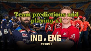 Ind vs ENG T20I predictions and playing X1 Dream 11 team