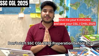 These 4 minutes can save your SSC CGL 2025 🔥[reality check] #ssc #ssccgl2025 #sscchsl #sscchsl2025 