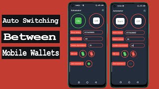 Automate switching between mobile wallets while executing USSD code commands on device. Ussd app API