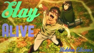 Attack on Titan [AMV] || Stay Alive