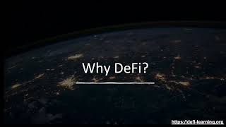 DeFi Lecture 1: Introduction and Overview of DeFi