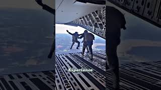 United States soldiers jumped from the plane #unitedstatesmilitary #army #shorts