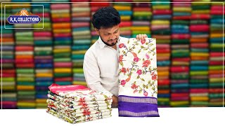 Crushed Georgette Scallop Border And Zari Lines Sarees I Wholesale Shop I@Rkcollectionssarees