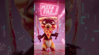 Dotti vs Pizza Ninja! 🍕 #PizzaFail #FunnyFail #MemeHorror #AIAnimation #FoodFail #cartoon #funny