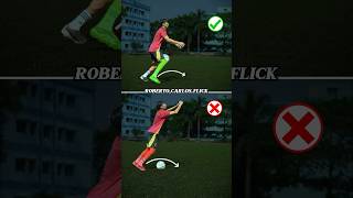 How to do ROBERTO CARLOS FLICK ⚽️.#football #soccer #footballskills #tutorial #robertocarlos #shots