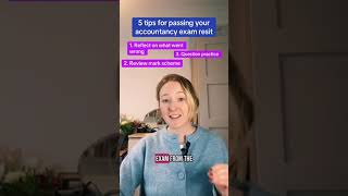 5 Top Tips for Passing Your Accountancy Exam Resit #examfail #accountancyexams #examresit #studytips