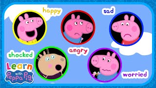 Learn About Feelings With Peppa Pig 👻 Educational Videos for Kids 📚 Learn With Peppa Pig