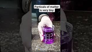 Particles of matter are very tiny hands on activity#Science with fun 😊
