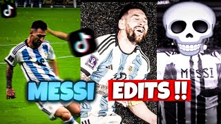 BEST MESSI EDITS - SKILLS , DRIBBLING , DEFENDING ( #1 ) TikTok Edits Compilation