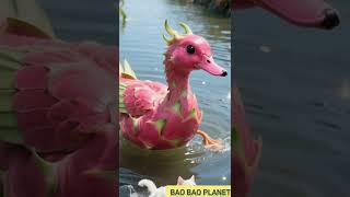 Dragonfruit Duck | BAOBAO #shorts #mutant #hybric #duck #cat #cats #catshorts
