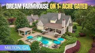 Luxury Farmhouse Gated on 1 ACRE | Pool &Spa, Fitness Center, Finished Basement, Huge Walk-in Pantry