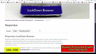 How to download respondus  Browser UW