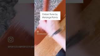 Using a new color! It’s gorgeous, and has excellent coverage! 🙌🏻 Ember Rune by Melange Paints. 🔥