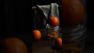 Making tangerine peel powder for winter baking ✨🍊 #countrylifevlog #slowliving #slowlife #baking
