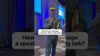 I helped David after he keynoted at BPCon! #conference #keynotespeaker #keynote #conferencespeaker