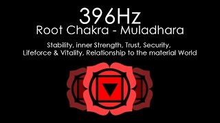 'Inner Strength & Stability' 396Hz | Pure Solfeggio Frequency | Root Chakra | 1 Hour