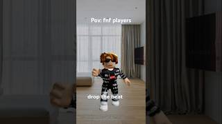 Fnf players #roblox #fnfmusicbattle #fy