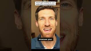 Gain visibility for your leadership.   #careeradvancement #leadership #leadershippromotion