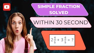 भिन्न का जोड़ करना सीखे || How To Solve The Simple Fraction || मिस्र भिन्न को जोड़ने का सही तरीका✍️ 