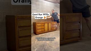 Bye Orange#modern #furniturerestoration #furnitureflip #paintedfurniture #restoredfurniture #dresser