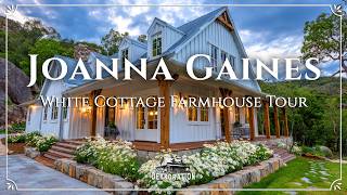 Inside Joanna Gaines-Inspired White Cottage Farmhouse | Timeless Magnolia Rustic Home Decor Ideas