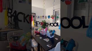 新学期用のバスケット 🖍️📓✏️ #backtoschool #giftbasketideas