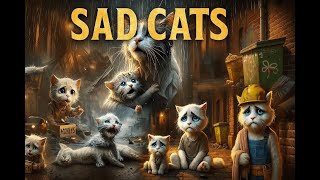I Found the MOST HEARTBREAKING Cat Story   😺 miaw miaw miaw song sad (lyrics video visual)