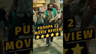 PUSHPA 2 MOVIE REVIEW ALLU ARJUN RASHMIKA MANDANA #pushpa2review #pushpa2 #shorts #trending
