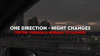 𝑂𝑛𝑒 𝐷𝑖𝑟𝑒𝑐𝑡𝑖𝑜𝑛 - 𝑁𝑖𝑔ℎ𝑡 𝐶ℎ𝑎𝑛𝑔𝑒𝑠 (TikTok version , normal to slowed)