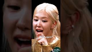 Rosé hitting high notes on #hotoneschallenge #Rosé #Hotonesxrosé #APT #vampirehollie  #Rosie #fyp